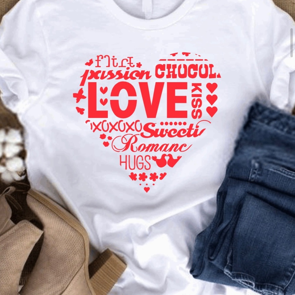 Love xoxo kiss romance t-shirt unisex valentine